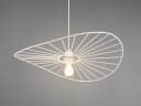 Reality Leuchten LED Pendelleuchte Retro Weiß Dimmbar Bild 3
