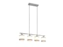 Reality Leuchten LED Pendelleuchte 4-flammig Weiß/Grau Bild 2