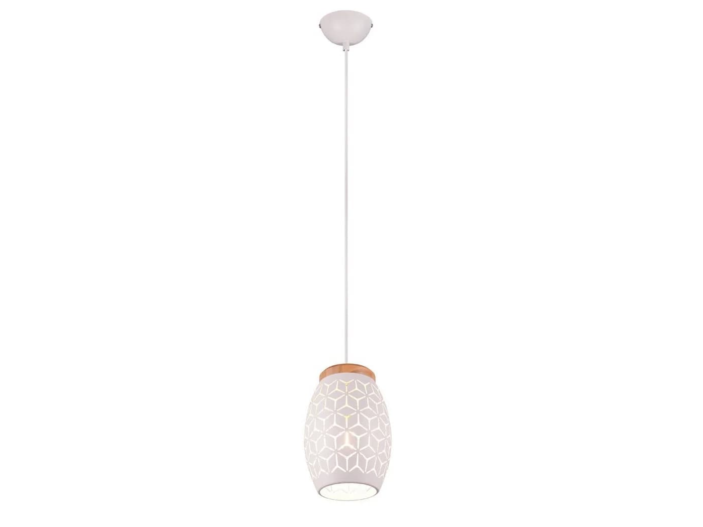 Reality Leuchten LED Pendelleuchte Weiß Dimmbar E27 - Bild 2