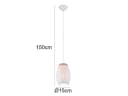 Reality Leuchten LED Pendelleuchte Weiß Dimmbar E27 Bild 4