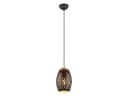 Reality Leuchten LED Pendelleuchte Dimmbar Schwarz Gold Bild 2
