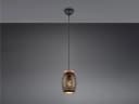 Reality Leuchten LED Pendelleuchte Dimmbar Schwarz Gold Bild 3