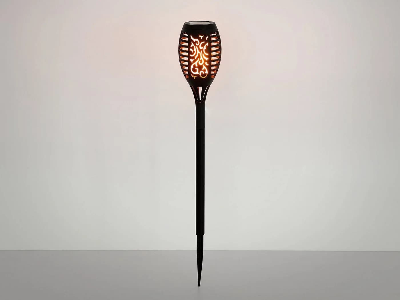 GLOBO LIGHTING Solarfackeln 6er Set mit Flammeneffekt Schwarz - Bild 4