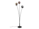Reality Leuchten LED Stehlampe 3-armig Schwarz Bunt Dimmbar Bild 2