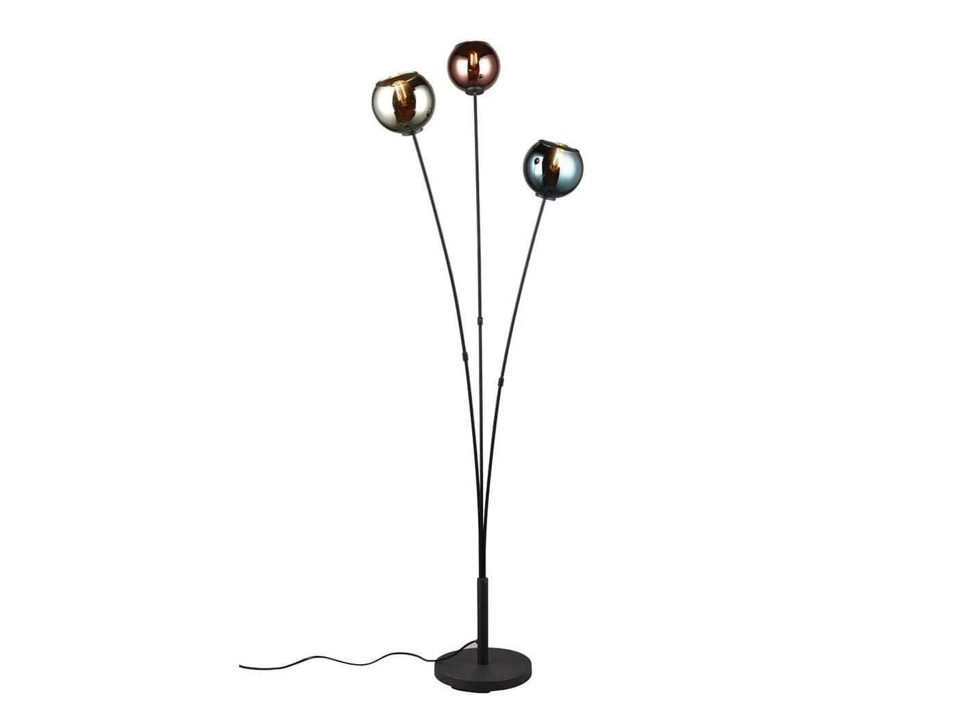 Reality Leuchten LED Stehlampe 3-armig Schwarz Bunt Dimmbar - Bild 2
