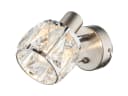 GLOBO LIGHTING LED Wandleuchte Silber Dimmbar Kristall Bild 2