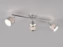 TRIO Leuchten LED Deckenstrahler 3-flammig Dimmfunktion LED wechselbar Warmweiß Bild 3