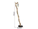 GLOBO LIGHTING LED Stehlampe Dimmfunktion Holzstamm Seil Bild 3