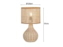 FISCHER & HONSEL LED Nachttischlampe Landhaus-Stil Beige Bild 3