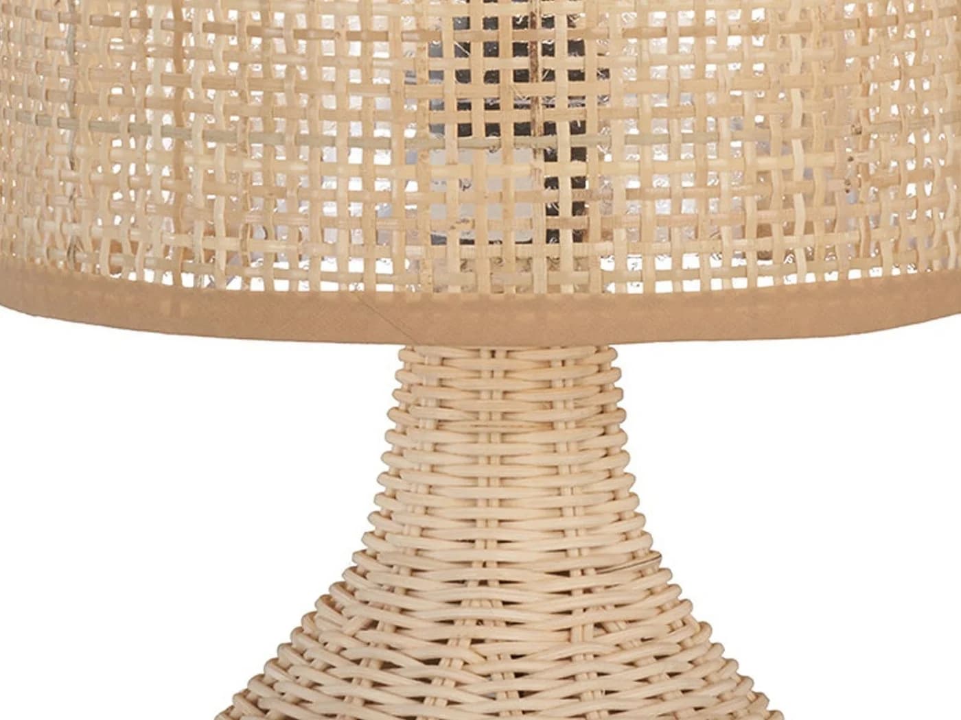 FISCHER & HONSEL LED Nachttischlampe Landhaus-Stil Beige - Bild 4