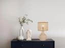 FISCHER & HONSEL LED Nachttischlampe Landhaus-Stil Beige Bild 5