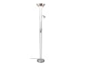 Reality Leuchten LED Deckenfluter, Dimmfunktion, Silber matt, 181,5 cm Bild 2