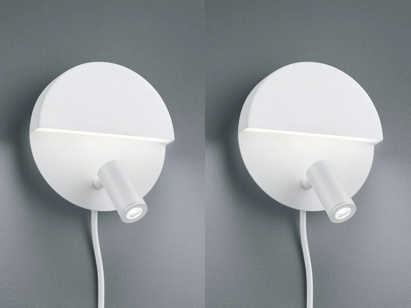 TRIO Leuchten LED Wandleuchte 2er Set Weiß Getrennt Schaltbar - Bild 3