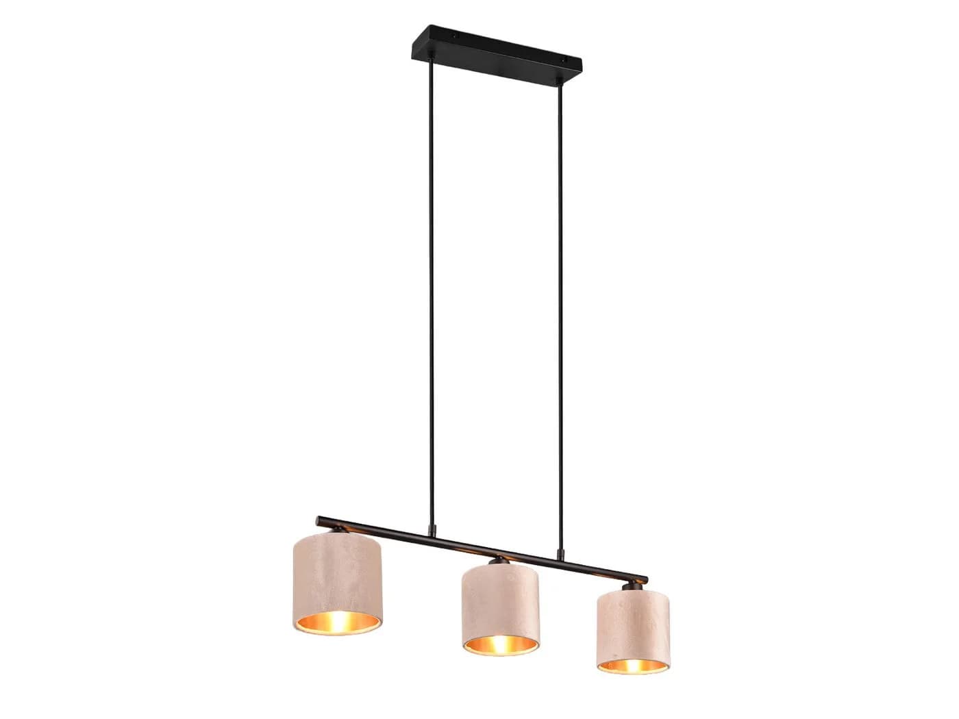 TRIO Leuchten LED Pendelleuchte, Dimmfunktion, Warmweiß, 3-flammig - Bild 2