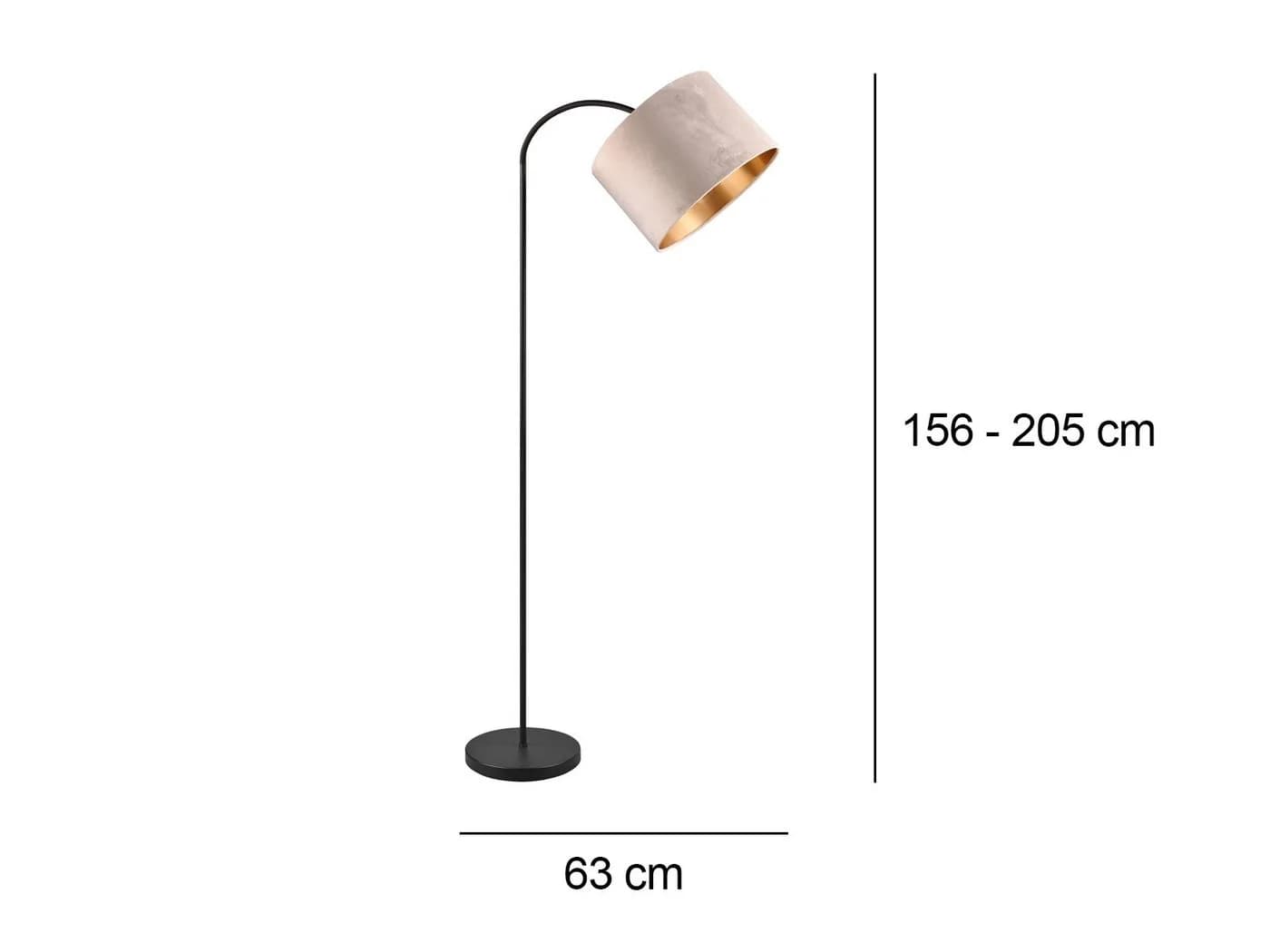 TRIO Leuchten LED Bogenlampe Beige-Gold - Bild 4