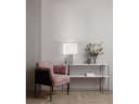 FISCHER & HONSEL LED Nachttischlampe Metallfuß Antik Design Silber Weiß Bild 5