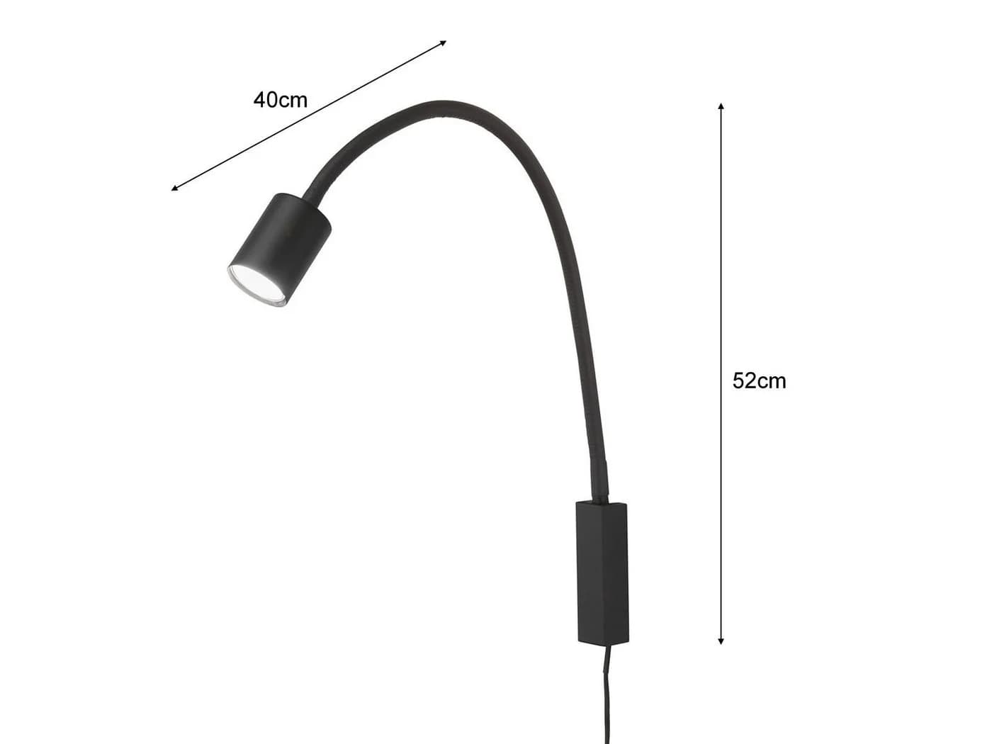FISCHER & HONSEL LED Leselampe Schwarz 2er Set Flex - Bild 4