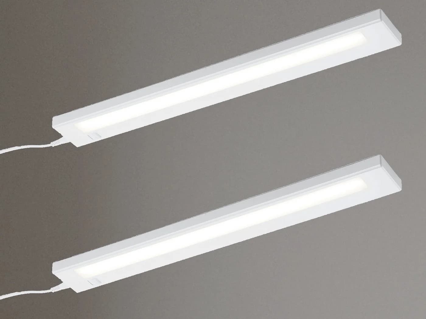 TRIO Leuchten LED Unterbauleuchte 2er Set Warmweiß 55cm
