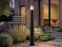 TRIO Leuchten LED Pollerleuchte Aluminium Schwarz 80cm Bild 3