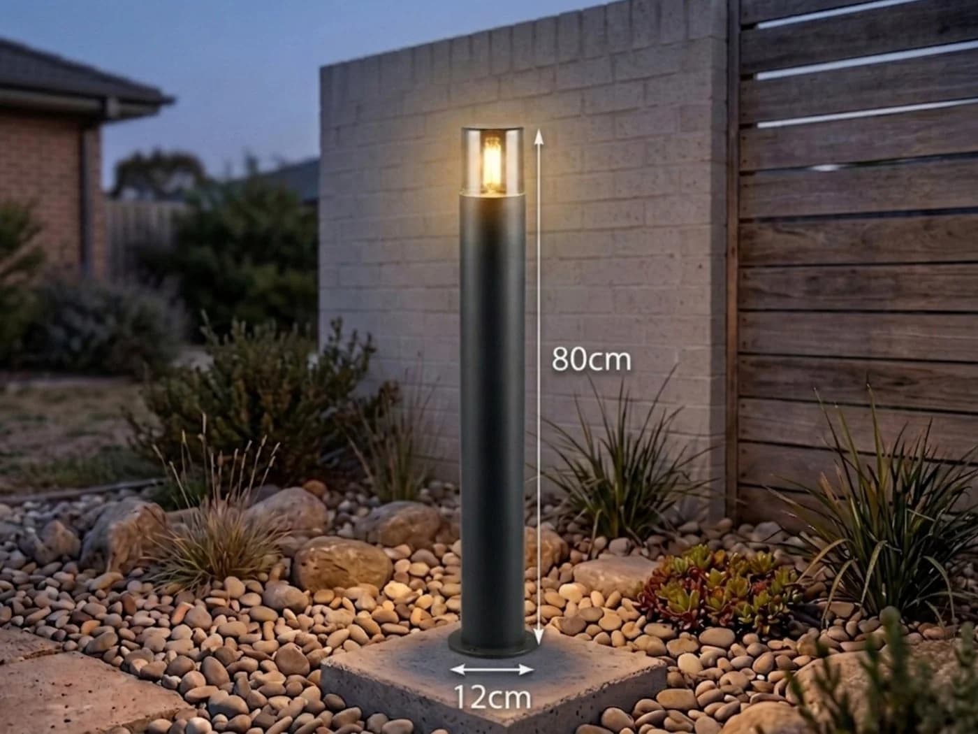 TRIO Leuchten LED Pollerleuchte Aluminium Schwarz 80cm - Bild 4