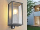 TRIO Leuchten LED Außen-Wandleuchte mit Bewegungsmelder Anthrazit Bild 1