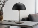 TRIO Leuchten LED Nachttischlampe Pilzform Schwarz Gold Dimmbar Bild 1