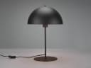 TRIO Leuchten LED Nachttischlampe Pilzform Schwarz Gold Dimmbar Bild 3