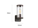 Reality Leuchten LED Außen-Wandleuchte Rost-optik Warmweiß Bild 4