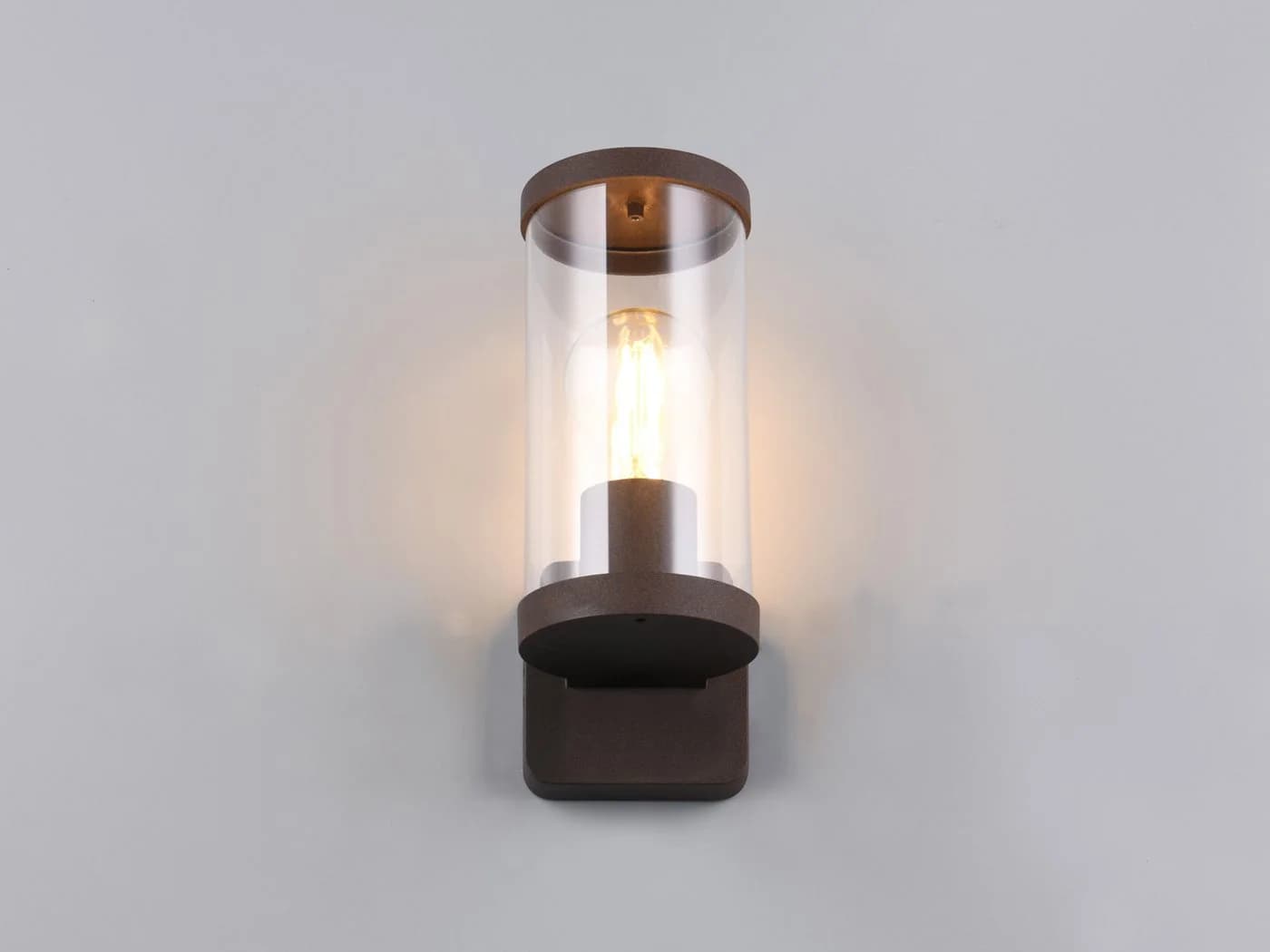 Reality Leuchten LED Außen-Wandleuchte Rost-optik Warmweiß - Bild 5