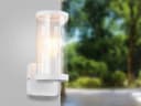 Reality Leuchten LED Außen-Wandleuchte Weiß E27 Bild 1