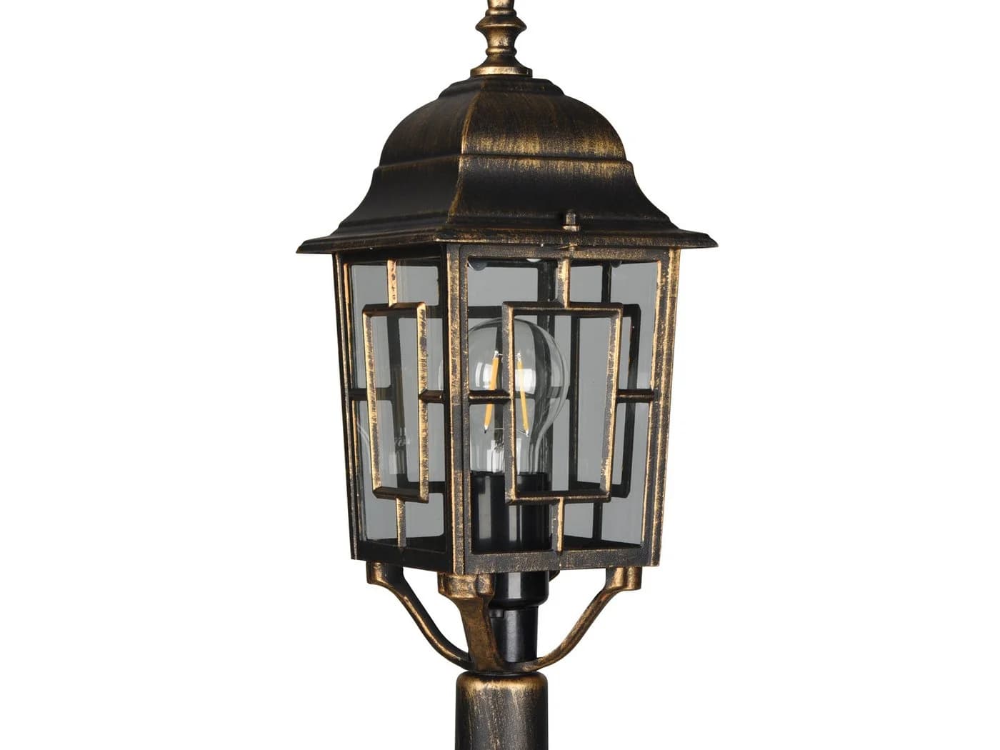 TRIO Leuchten LED Pollerleuchte Rostoptik E27 Gartenlaterne - Bild 5