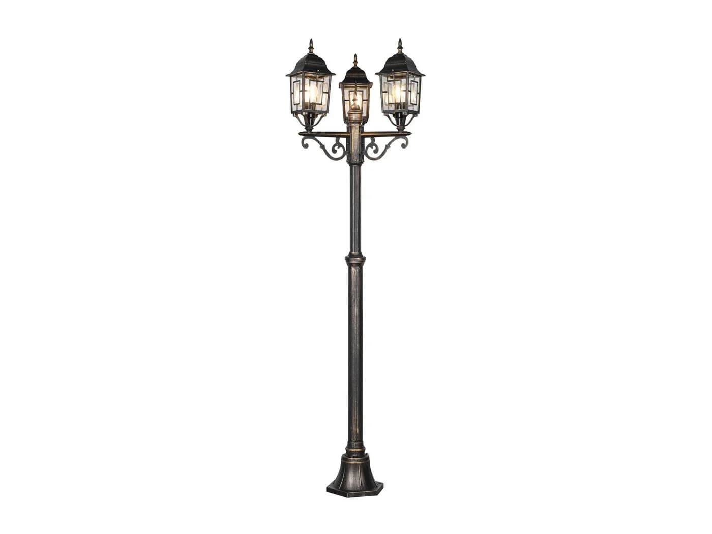 TRIO Leuchten LED Gartenleuchte antik 200cm 3-flammig E27 - Bild 2