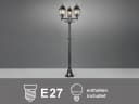 TRIO Leuchten LED Gartenleuchte antik 200cm 3-flammig E27 Bild 5