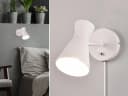 Reality Leuchten LED Wandstrahler Weiß Dimmbar E27 Bild 1