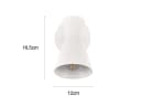 Reality Leuchten LED Wandstrahler Weiß Dimmbar E27 Bild 4