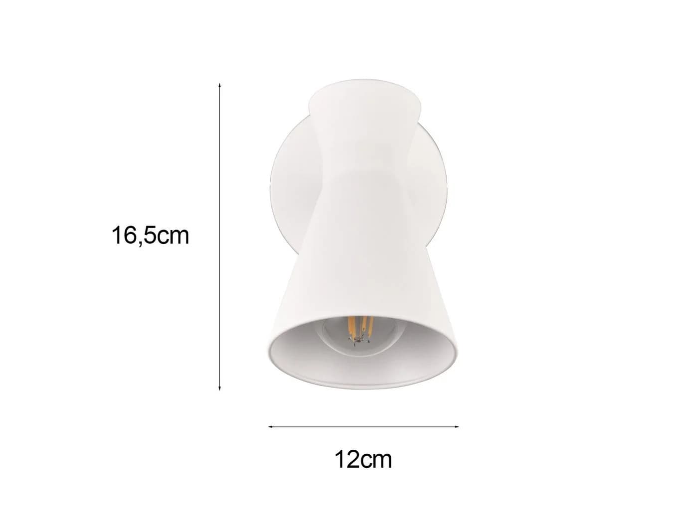 Reality Leuchten LED Wandstrahler Weiß Dimmbar E27 - Bild 4