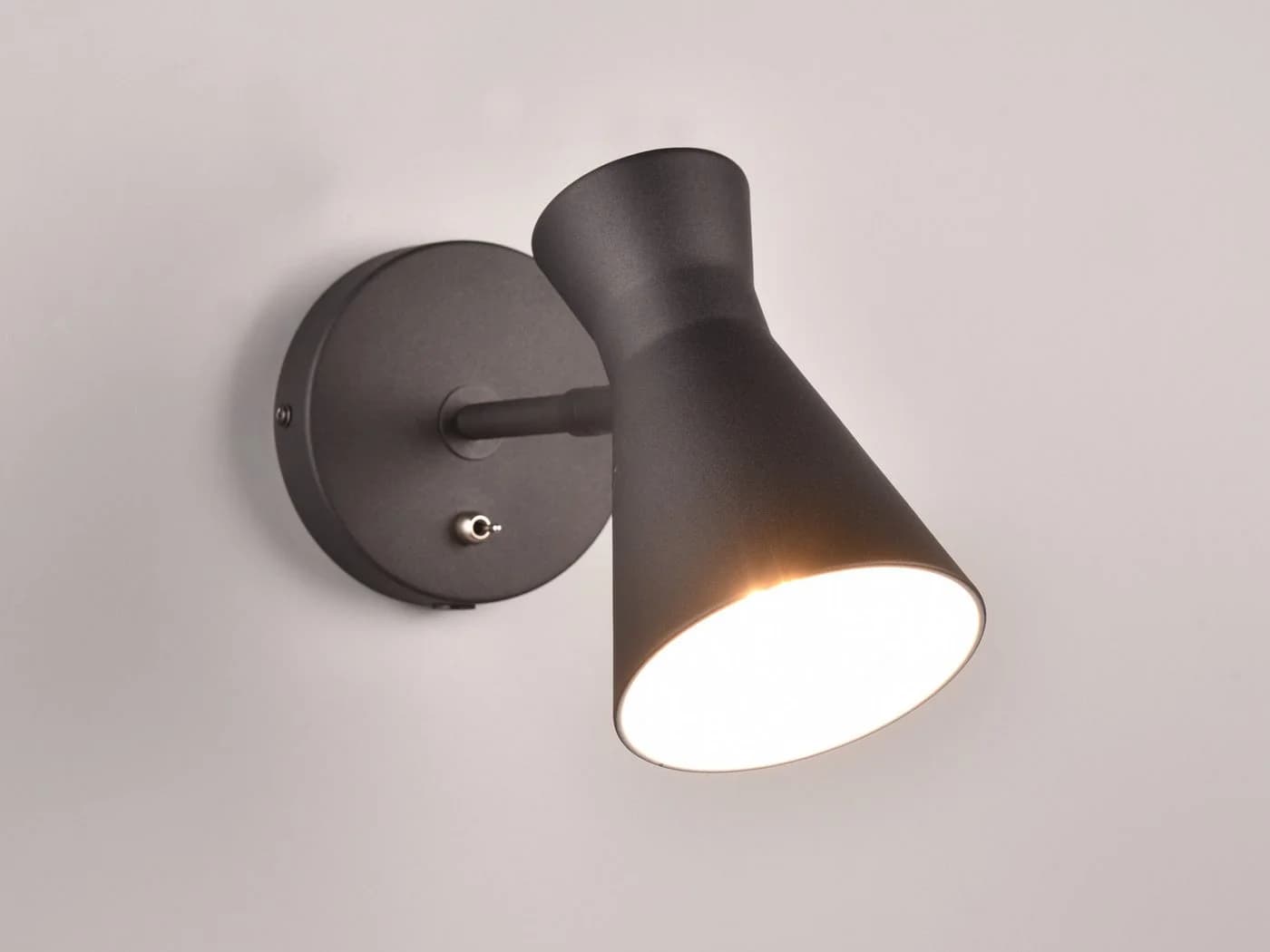 Reality Leuchten LED Wandstrahler Schwarz Dimmbar E27 - Bild 3