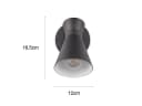 Reality Leuchten LED Wandstrahler Schwarz Dimmbar E27 Bild 4