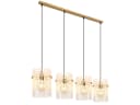GLOBO LIGHTING LED Pendelleuchte Retro Gold Glas Dimmbar Bild 2