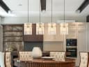 GLOBO LIGHTING LED Pendelleuchte Retro Gold Glas Dimmbar Bild 5
