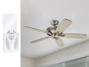 Kichler Deckenventilator 132cm Zinn antik Echtholzflügel Fernbedienung Bild 1