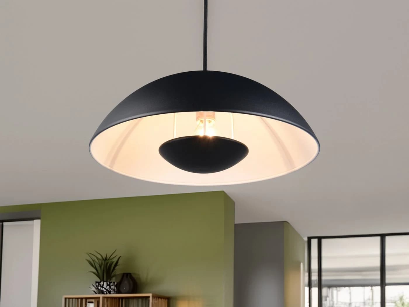 meineWunschleuchte Pendelleuchte VARYA Schwarz Metall - Bild 5