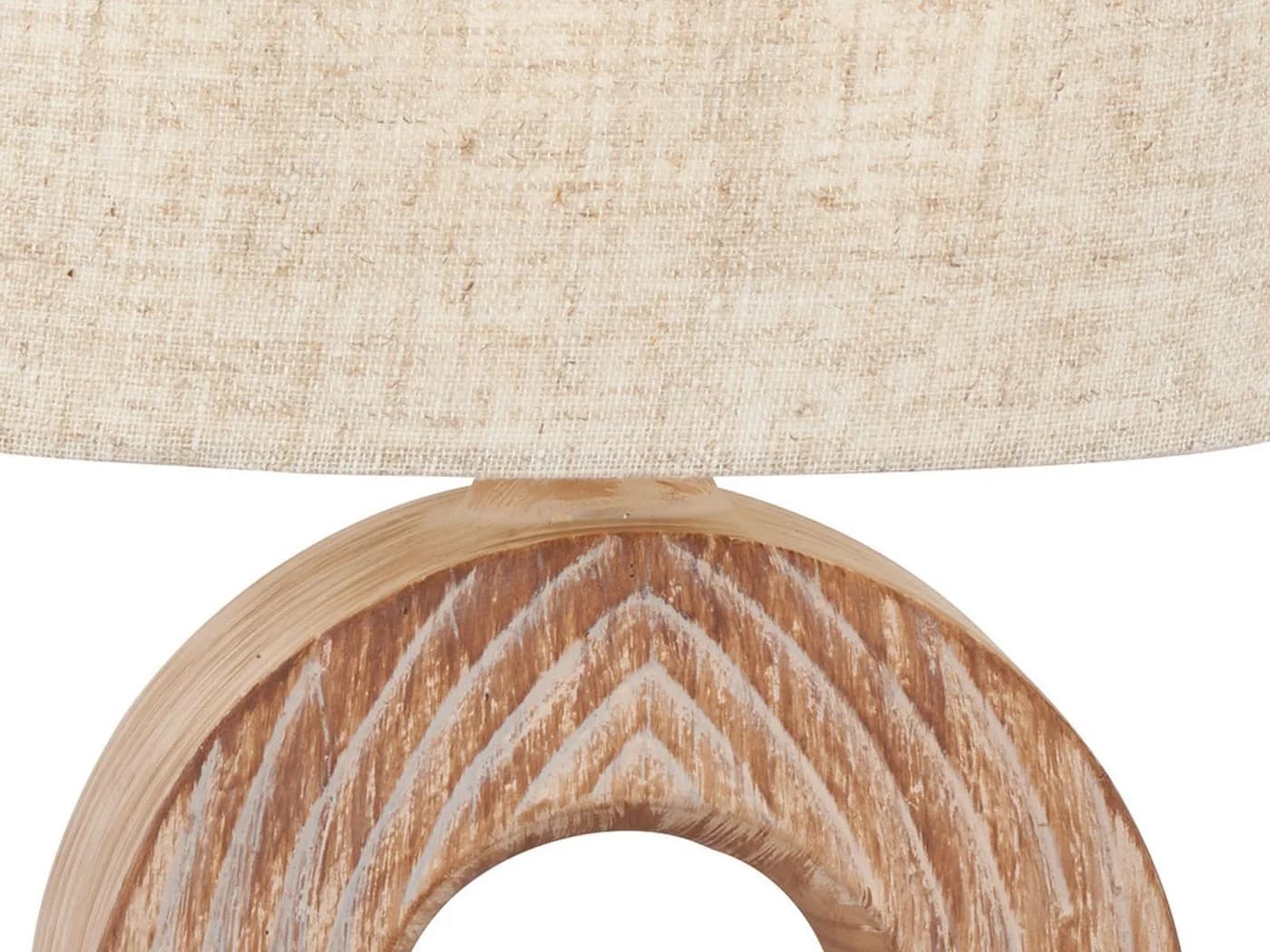 FISCHER & HONSEL LED Nachttischlampe Skandi Keramik Leinen Beige Dimmbar - Bild 5