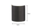 FISCHER & HONSEL LED Wandleuchte 2er Set Schwarz Gold flach Bild 4