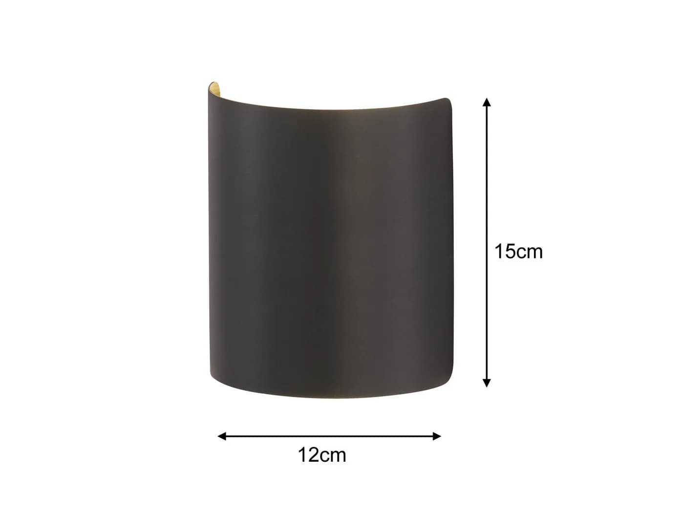 FISCHER & HONSEL LED Wandleuchte 2er Set Schwarz Gold flach - Bild 4