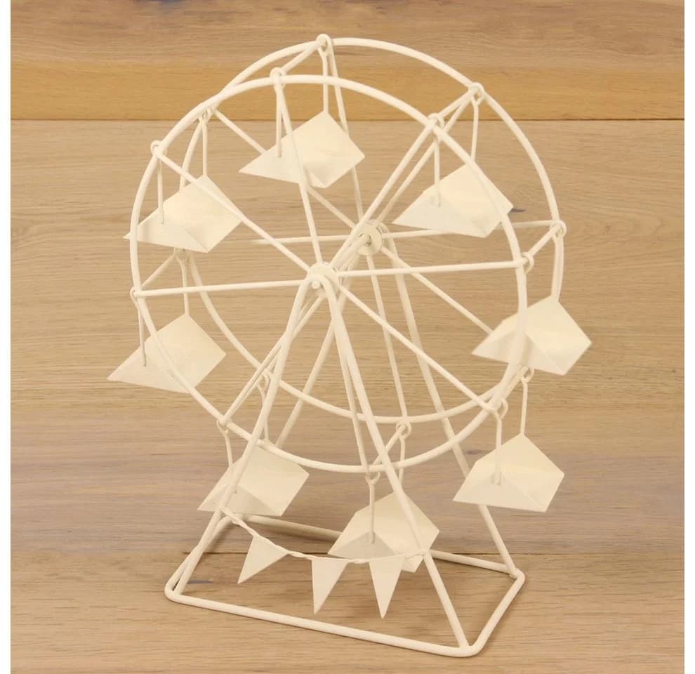 FADEDA Dekoobjekt Riesenrad mini weiß - Bild 2