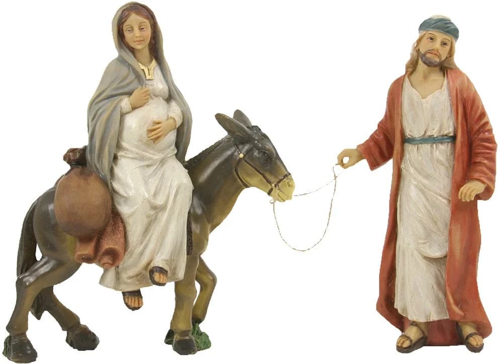 FADEDA Krippenfigur 2x Herbergssuche 14,5 cm - Bild 2