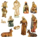 FADEDA Krippenfigur 12x Orientalisch Kunstguss Holzoptik Bild 2
