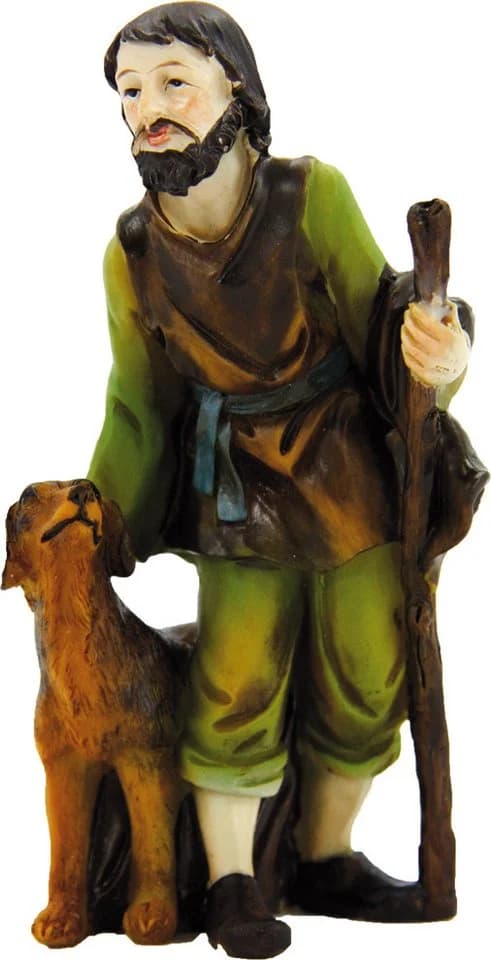 FADEDA Krippenfigur Jäger mit Hund, 11 cm - Bild 2