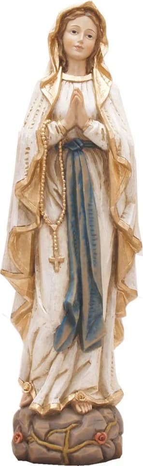 FADEDA Krippenfigur Madonna Lourdes Holzoptik - Bild 2